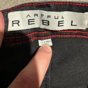 Artful Rebel Black Jeans size 32WX30L